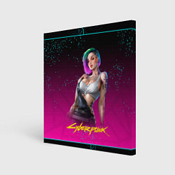 Картина квадратная Judy Cyberpunk2077