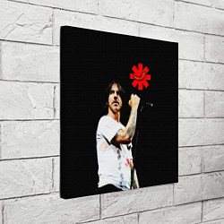 Холст квадратный Red Hot Chili Peppers RHCP, цвет: 3D-принт — фото 2