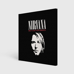 Картина квадратная NIRVANA Kurt Cobain
