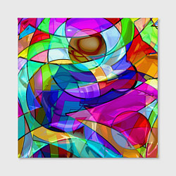 Холст квадратный Геометрический паттерн Абстракция, цвет: 3D-принт — фото 2