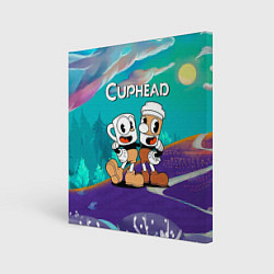 Картина квадратная Cuphead чашечка кофе