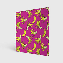 Картина квадратная Banana pattern Summer Color