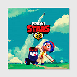 Холст квадратный Brawlstars Выстрел Бонни Bonny, цвет: 3D-принт — фото 2