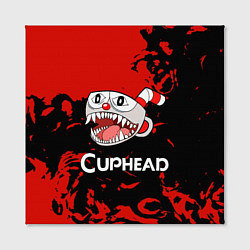Холст квадратный Cuphead монстр чашечка, цвет: 3D-принт — фото 2