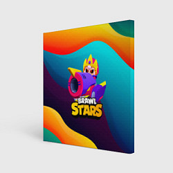 Холст квадратный BrawlStars Bonny, цвет: 3D-принт