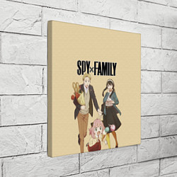 Холст квадратный Spy x Family: Семья шпиона, цвет: 3D-принт — фото 2