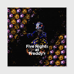 Холст квадратный Five Nights at Freddys Луна паттерн, цвет: 3D-принт — фото 2