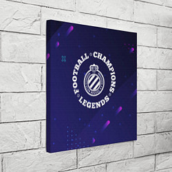 Холст квадратный Club Brugge Легенды Чемпионы, цвет: 3D-принт — фото 2