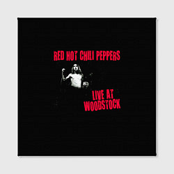 Холст квадратный Live at Woodstock - Red Hot Chili Peppers, цвет: 3D-принт — фото 2