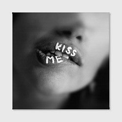 Холст квадратный Kiss- me, цвет: 3D-принт — фото 2