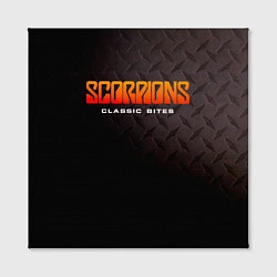 Холст квадратный Classic Bites - Scorpions, цвет: 3D-принт — фото 2