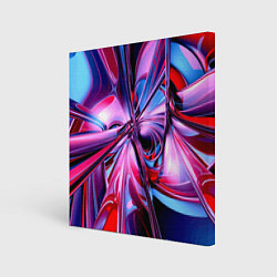 Холст квадратный Авангардная футуристическая композиция Абстракция, цвет: 3D-принт