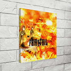 Холст квадратный FAIRY TAIL FIRE DAMAGE, цвет: 3D-принт — фото 2