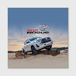 Холст квадратный Toyota Hilux Rogue Off-road vehicle Тойота - прохо, цвет: 3D-принт — фото 2