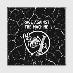 Холст квадратный Rage Against The Machine КОТ Трещины, цвет: 3D-принт — фото 2