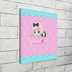 Холст квадратный Цубамэ Коясу Kaguya-sama: Love is War, цвет: 3D-принт — фото 2