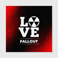 Холст квадратный Fallout Love Классика, цвет: 3D-принт — фото 2