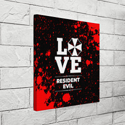 Холст квадратный Resident Evil Love Классика, цвет: 3D-принт — фото 2