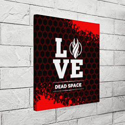 Холст квадратный Dead Space Love Классика, цвет: 3D-принт — фото 2