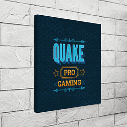 Холст квадратный Игра Quake: pro gaming, цвет: 3D-принт — фото 2