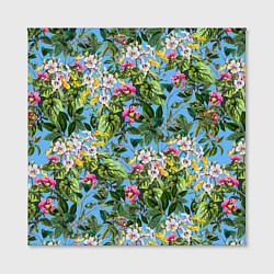 Холст квадратный Милые Цветы, цвет: 3D-принт — фото 2