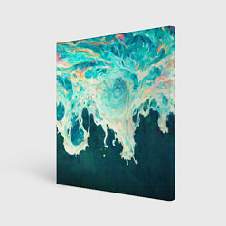 Картина квадратная Поток воды