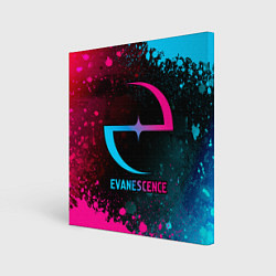 Картина квадратная Evanescence - neon gradient
