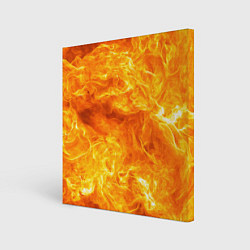 Картина квадратная Бушующий огонь
