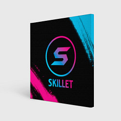 Картина квадратная Skillet - neon gradient