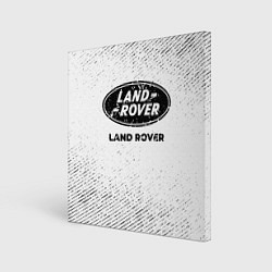 Картина квадратная Land Rover с потертостями на светлом фоне