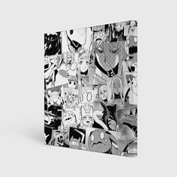 Картина квадратная Да я паук и что с того pattern