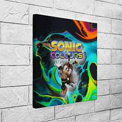 Холст квадратный Charmy Bee - Sonic - Video game, цвет: 3D-принт — фото 2