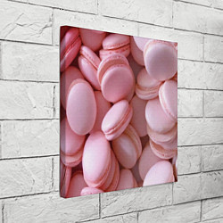 Холст квадратный Красные и розовые кексы, цвет: 3D-принт — фото 2