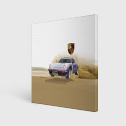 Картина квадратная Porsche - гонки в пустыне