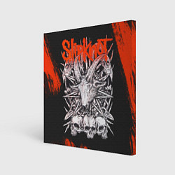 Картина квадратная Slipknot черепа