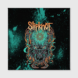 Холст квадратный Slipknot monster, цвет: 3D-принт — фото 2