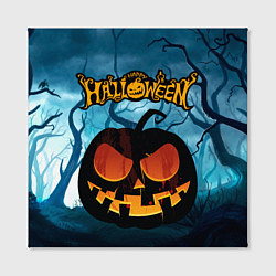 Холст квадратный Halloween pumpkins, цвет: 3D-принт — фото 2
