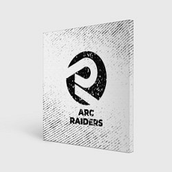 Картина квадратная ARC Raiders с потертостями на светлом фоне