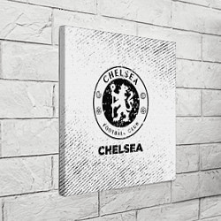 Холст квадратный Chelsea с потертостями на светлом фоне, цвет: 3D-принт — фото 2