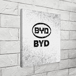 Холст квадратный BYD с потертостями на светлом фоне, цвет: 3D-принт — фото 2