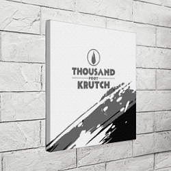 Холст квадратный Thousand Foot Krutch логотип, цвет: 3D-принт — фото 2