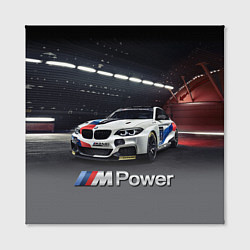 Холст квадратный BMW M 240 i Racing - Motorsport - M Power, цвет: 3D-принт — фото 2