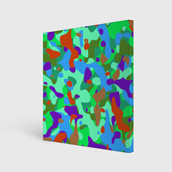 Холст квадратный Абстракция цвета, цвет: 3D-принт