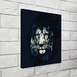 Холст квадратный Голова царя-зверей льва, цвет: 3D-принт — фото 2