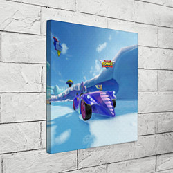 Холст квадратный Blaze the Cat - Team Sonic racing, цвет: 3D-принт — фото 2