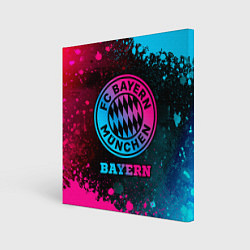 Картина квадратная Bayern - neon gradient