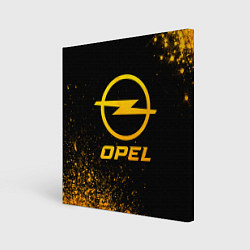 Картина квадратная Opel - gold gradient