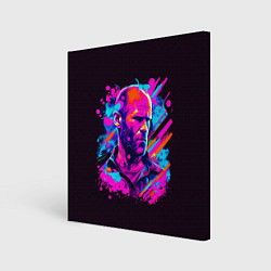 Картина квадратная Jason Statham - pop art