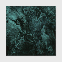 Холст квадратный Тёмно-синий водянистый туман, цвет: 3D-принт — фото 2