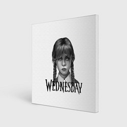 Картина квадратная Уэнсдэй Аддамс - Wednesday